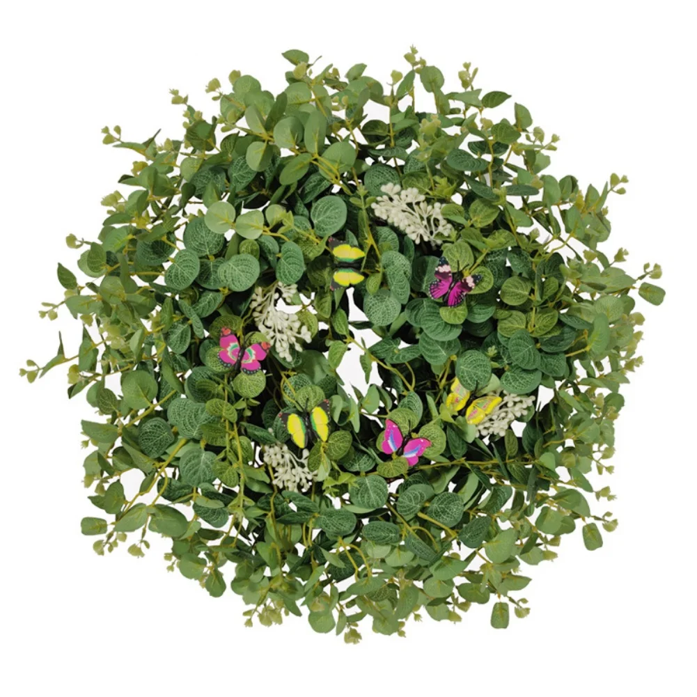 1pc Front Door Eucalyptus Wreath Outdoor Indoor Hanging Artificial Garlands With Green Leaves Home Decoration
1pc Front Door Eucalyptus Wreath Outdoor Indoor Hanging Artificial Garlands With Green Leaves Home Decoration