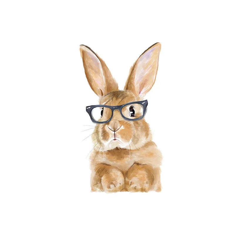 Christmas Decoration Watercolor Cartoon Glasses Rabbit Wall Stickers Children's Room Decoration Self-adhesive Painting Removable
Christmas Decoration Watercolor Cartoon Glasses Rabbit Wall Stickers Children's Room Decoration Self-adhesive Painting Removable