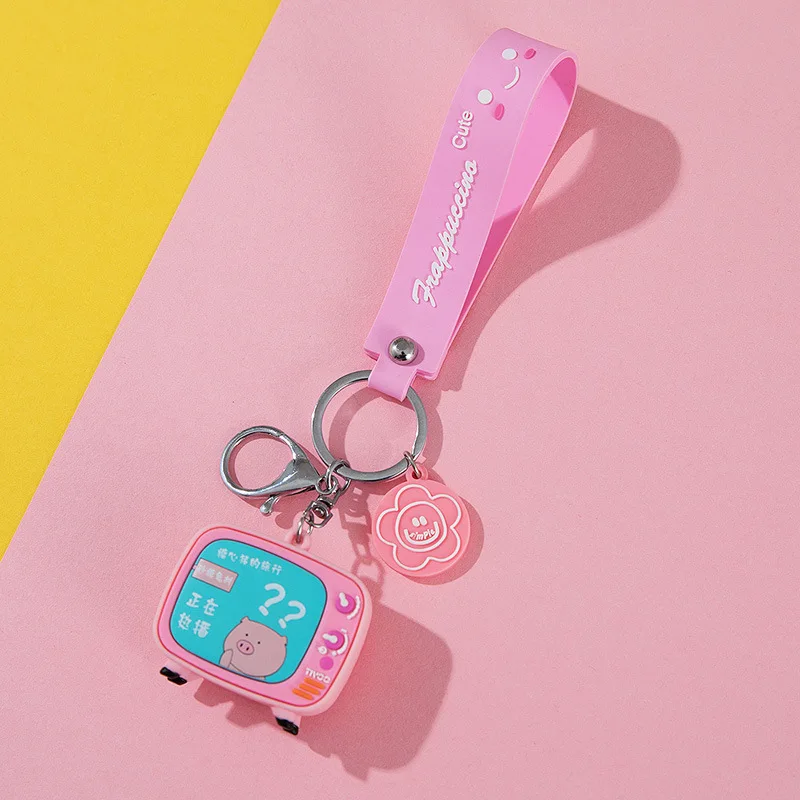 Creative TV Keychain Cute Cartoon Silicone Toy Couple's Accessories Men Women Car Key Charm Jewelry Trinket Pendant Keyring Gift
Creative TV Keychain Cute Cartoon Silicone Toy Couple's Accessories Men Women Car Key Charm Jewelry Trinket Pendant Keyring Gift
