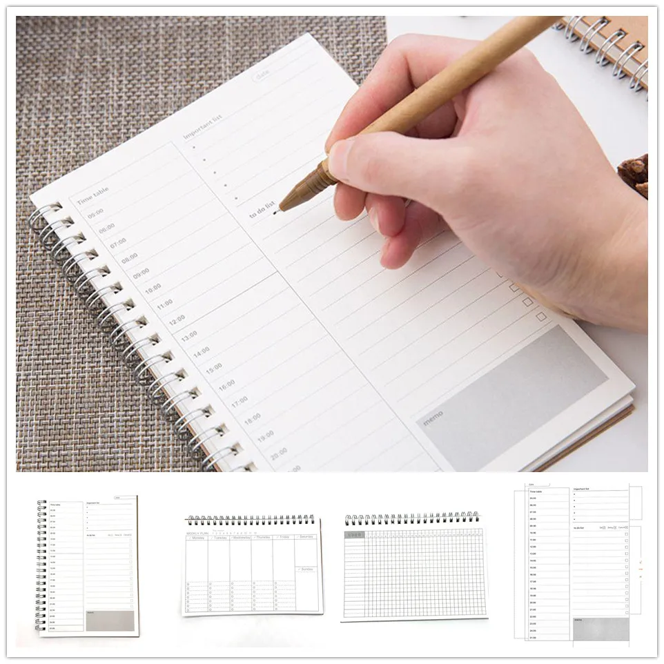96 Pages Planner Schedule Notebook Daily Weekly Monthly Time Memo Planning Organizer School Office Schedule Stationary
96 Pages Planner Schedule Notebook Daily Weekly Monthly Time Memo Planning Organizer School Office Schedule Stationary