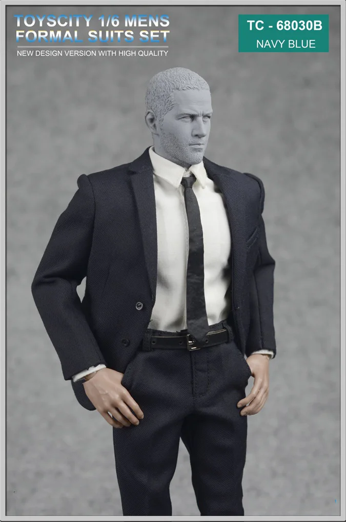 New products in stock 1/6 scale male doll accessories navy blue men's formal suit and shoes, suitable for 12-inch male dolls
New products in stock 1/6 scale male doll accessories navy blue men's formal suit and shoes, suitable for 12-inch male dolls