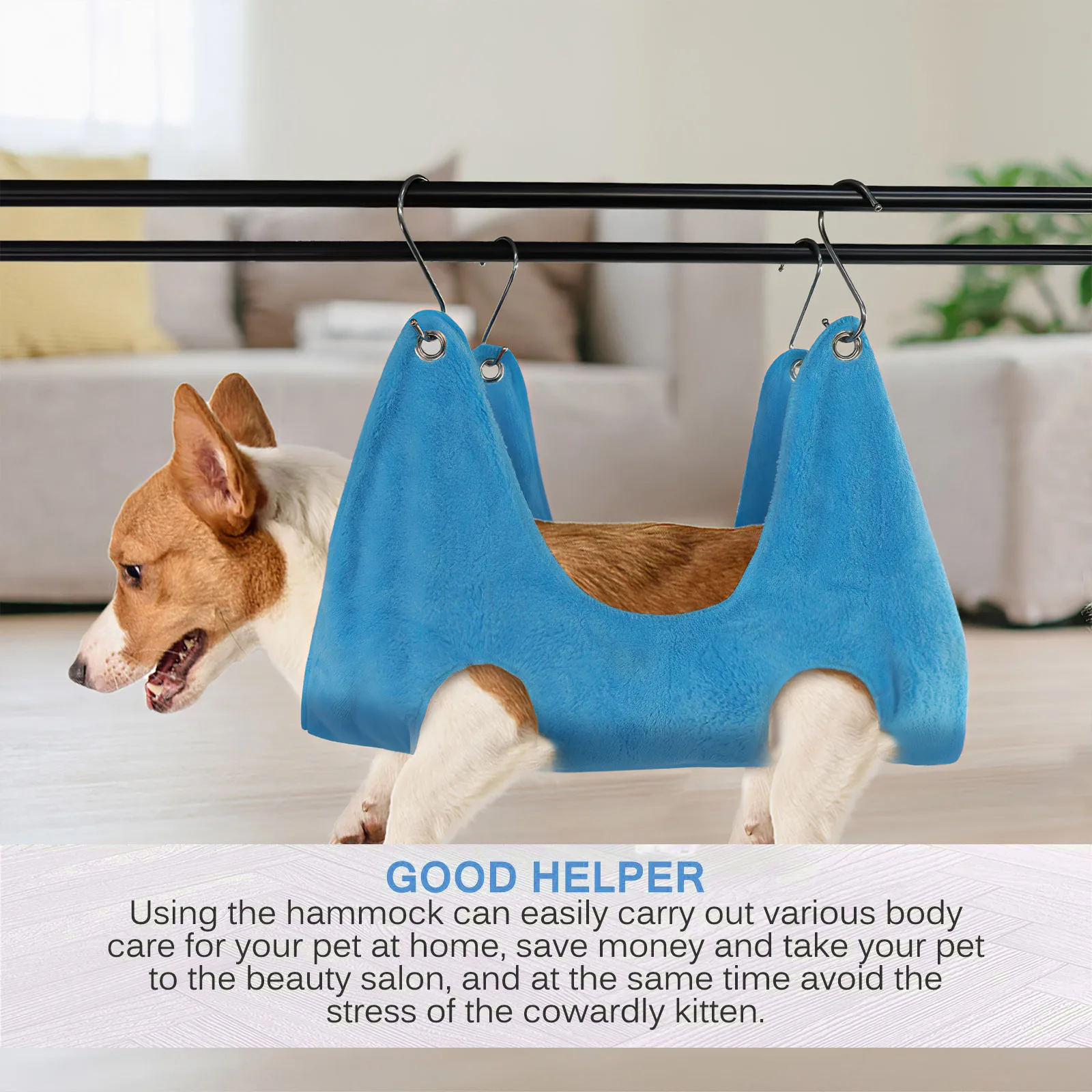 DogCat Hammock Helper Soft Flannel Pet Grooming Hammocks Restraint Bag Harness For Nail Clip Trimming Bathing With 4 Hooks
DogCat Hammock Helper Soft Flannel Pet Grooming Hammocks Restraint Bag Harness For Nail Clip Trimming Bathing With 4 Hooks