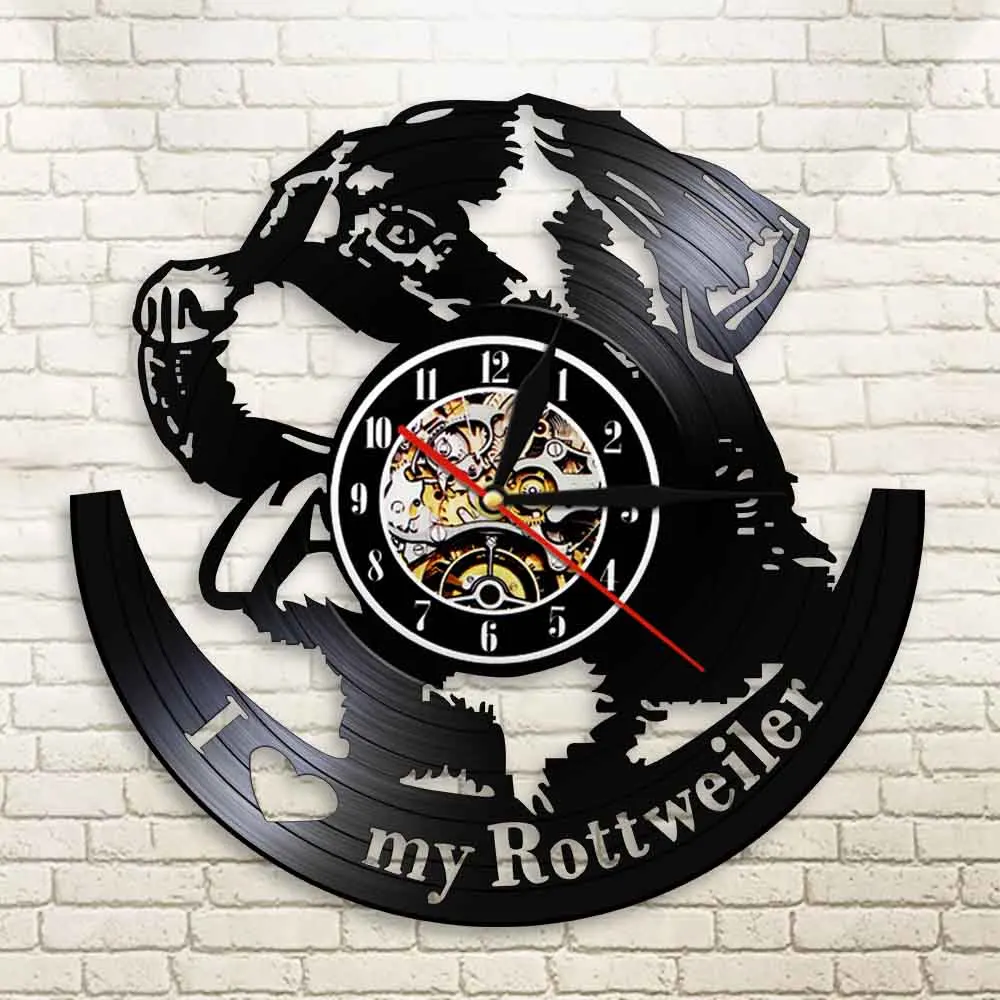 I Love Rottweiler Rottie Love Home Art Decor Wall Clock German Dog Breed Rottweiler Vinyl Record Wall Clock Dog Pet Shop Gift
I Love Rottweiler Rottie Love Home Art Decor Wall Clock German Dog Breed Rottweiler Vinyl Record Wall Clock Dog Pet Shop Gift