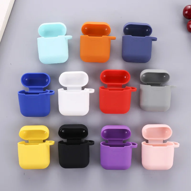 Earphone Case For Apple AirPods Silicone Cover Wireless Bluetooth Headphone For Air Pods Pouch Protective For AirPod Silm Case
Earphone Case For Apple AirPods Silicone Cover Wireless Bluetooth Headphone For Air Pods Pouch Protective For AirPod Silm Case