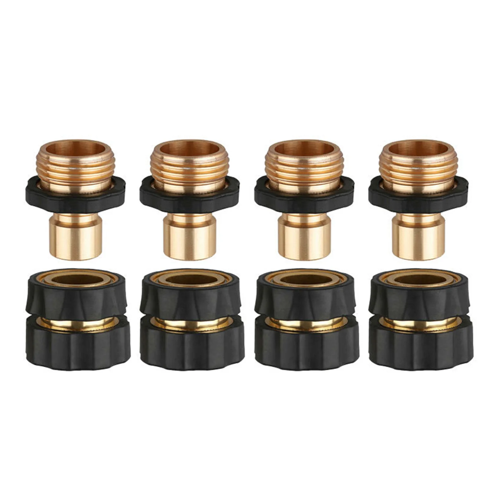 4sets Garden Hose Fitting Durable Male Female Accessories Coupling Adapter Aluminum Quick Connector Water Pipe Easy Install
4sets Garden Hose Fitting Durable Male Female Accessories Coupling Adapter Aluminum Quick Connector Water Pipe Easy Install