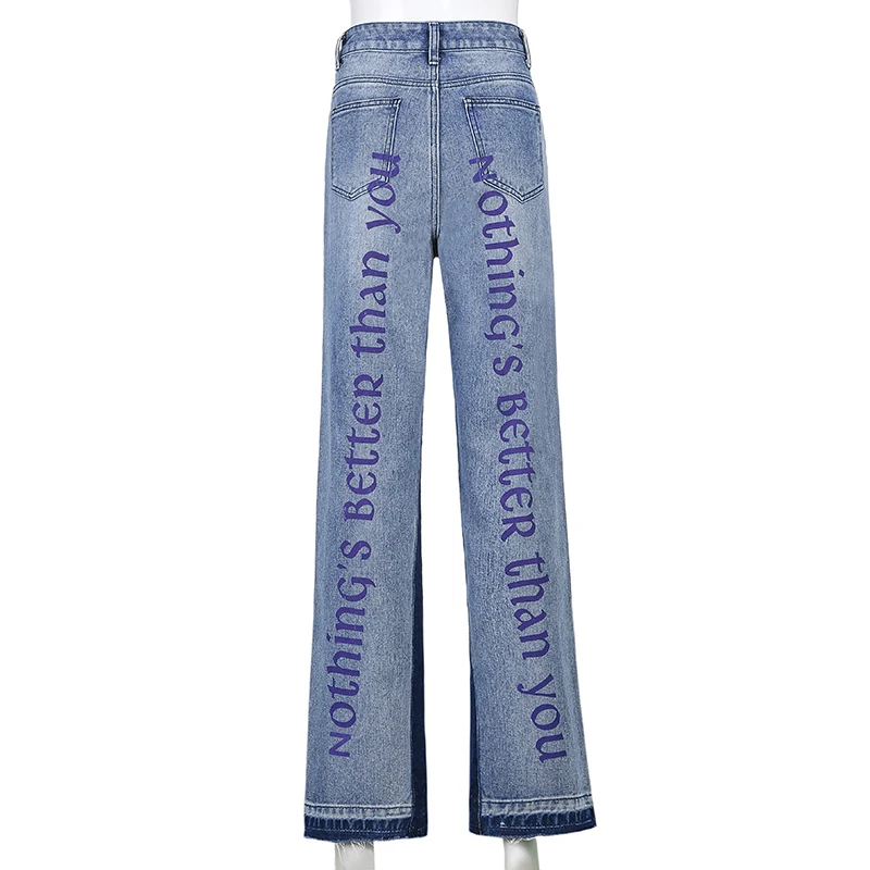 Darlingaga Korean Fashion Straight High Waist Jeans Letter Printed Casual Loose Denim Pants Patchwork Baggy Jeans Contrast Color
Darlingaga Korean Fashion Straight High Waist Jeans Letter Printed Casual Loose Denim Pants Patchwork Baggy Jeans Contrast Color