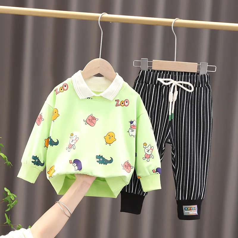 New Spring Autumn Baby Girls Clothes Children Boys Cotton Fashion T-Shirt Pants 2Pcs/Sets Toddler Active Costume Kids Tracksuits 
New Spring Autumn Baby Girls Clothes Children Boys Cotton Fashion T-Shirt Pants 2Pcs/Sets Toddler Active Costume Kids Tracksuits