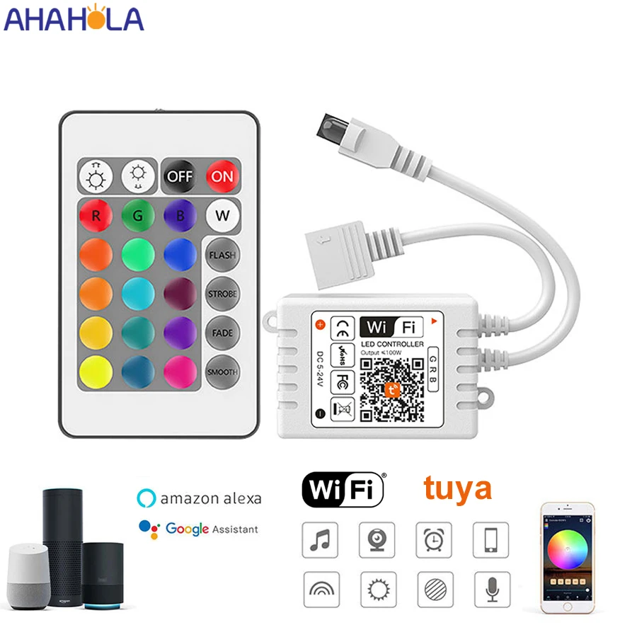 Светодиодный пульт дистанционного управления Rgb, инфракрасное устройство для управления полосками, с Wi-Fi, Alexa, Rgb, Wi-Fi, 72 Вт, 5-24 В постоянного т...
Светодиодный пульт дистанционного управления Rgb, инфракрасное устройство для управления полосками, с Wi-Fi, Alexa, Rgb, Wi-Fi, 72 Вт, 5-24 В постоянного т...