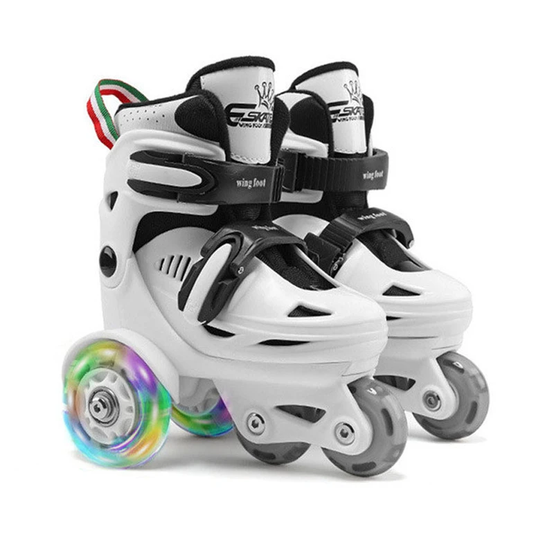 Kids Skates Shoes Adjustable Beginner Girls Boy Inline Roller Skating Sneaker Blade ABEC-5 Aluminum Size Tail Brake 4 Wheel Gift
Kids Skates Shoes Adjustable Beginner Girls Boy Inline Roller Skating Sneaker Blade ABEC-5 Aluminum Size Tail Brake 4 Wheel Gift
