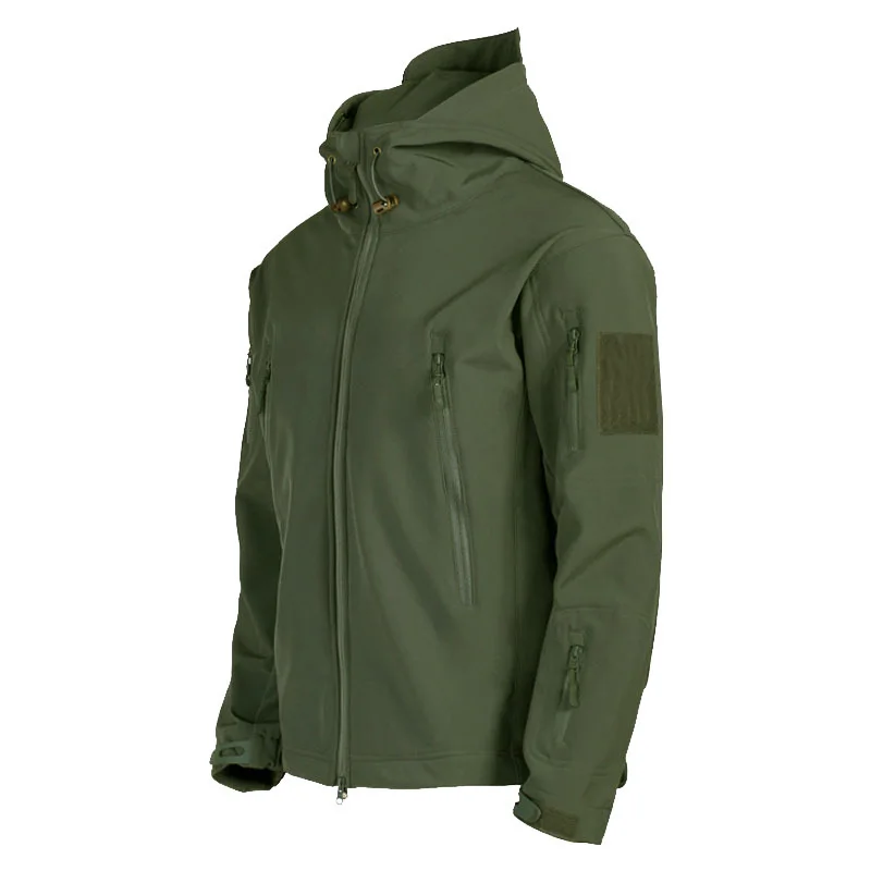 Soft Shell Punching Windbreaker Men's Army Combat Jacket Men's Hooded Bomber Coat Windproof and Waterproof Coat Brand Men's Wear
Soft Shell Punching Windbreaker Men's Army Combat Jacket Men's Hooded Bomber Coat Windproof and Waterproof Coat Brand Men's Wear