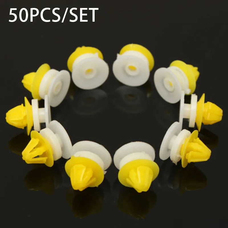 50x Car Door Wheel Arch Clips Fits For Land Rover Discovery 3 4 Range Rover Sport White+Yellow Plastic Car Clip
50x Car Door Wheel Arch Clips Fits For Land Rover Discovery 3 4 Range Rover Sport White+Yellow Plastic Car Clip