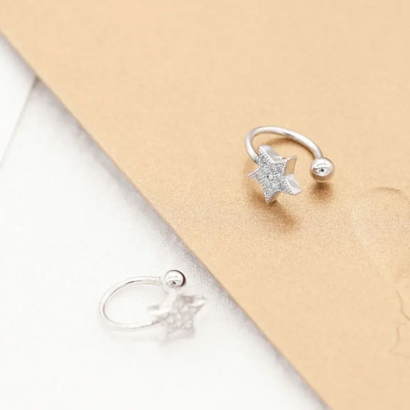 YC4998E S925 Silver Fashion Exquisite Star Zircon Ear Clip Gift Party Banquet Women's Jewelry Stud Earrings
YC4998E S925 Silver Fashion Exquisite Star Zircon Ear Clip Gift Party Banquet Women's Jewelry Stud Earrings