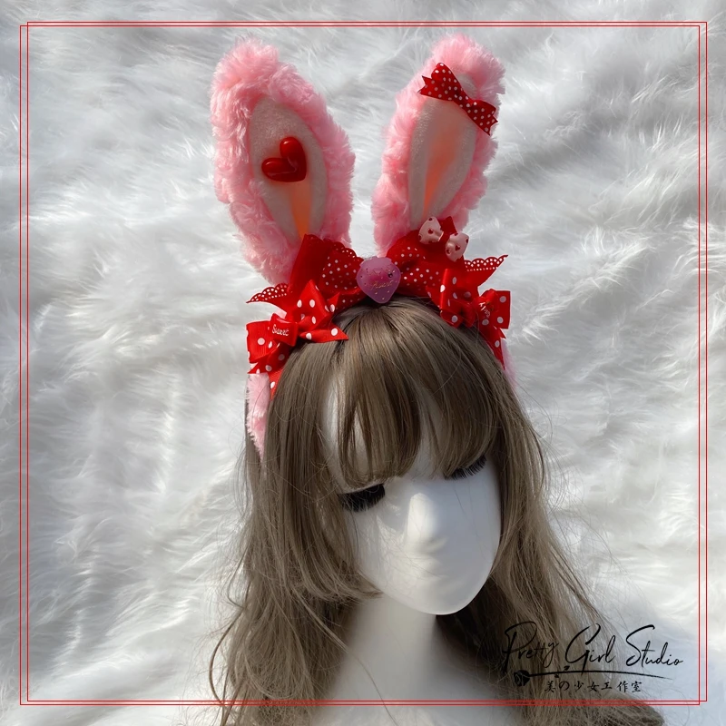 Red and pink sweetheart doll machine lolita side clip sweet babble lolita hairpin rabbit ears KC badge
Red and pink sweetheart doll machine lolita side clip sweet babble lolita hairpin rabbit ears KC badge