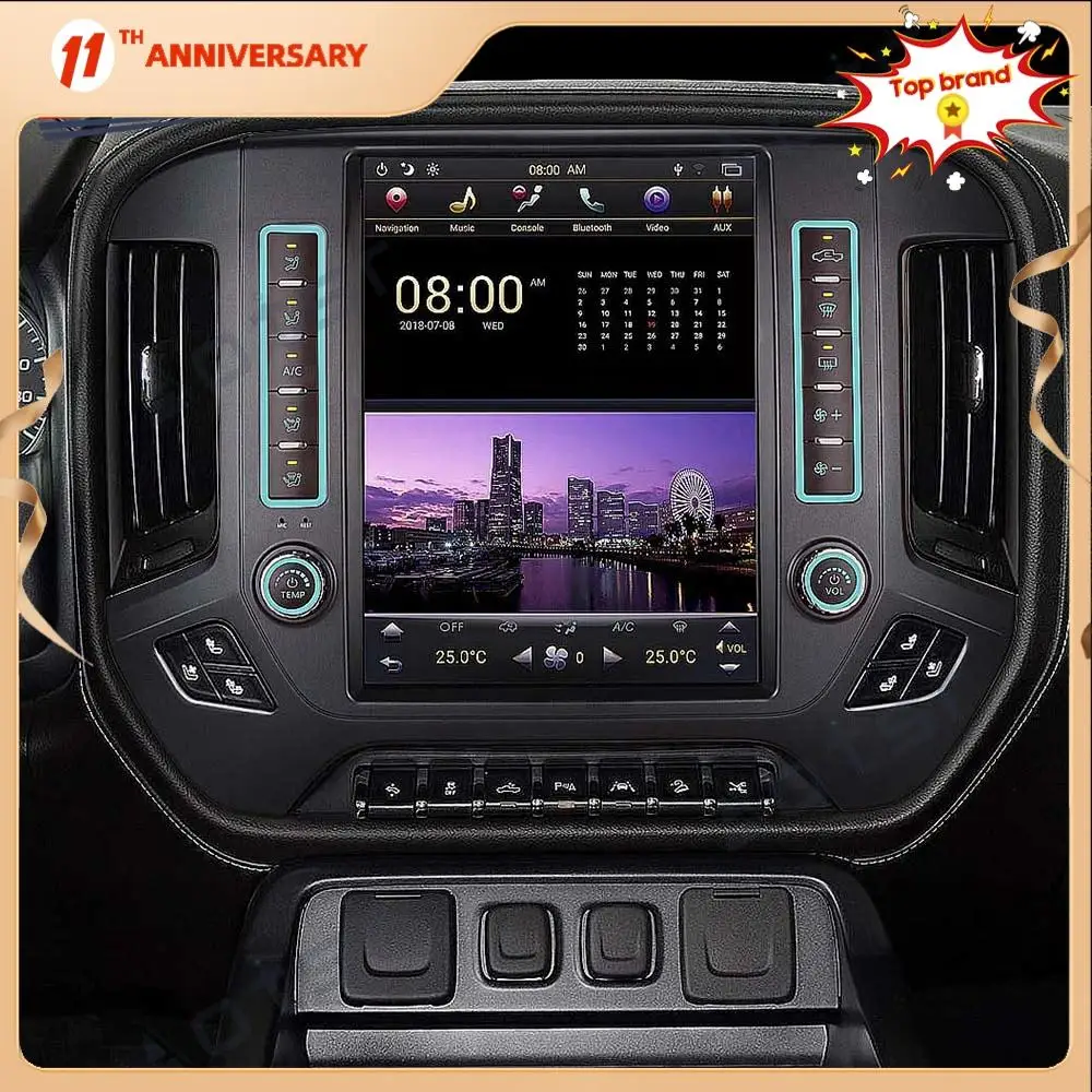 Автомобильный мультимедийный плеер, 4 + 64 ГБ, для Chevrolet Silverado GMC SIERRA 2014-2019, Android, с радио, стерео, GPS-навигацией, carplay, DSP
Автомобильный мультимедийный плеер, 4 + 64 ГБ, для Chevrolet Silverado GMC SIERRA 2014-2019, Android, с радио, стерео, GPS-навигацией, carplay, DSP