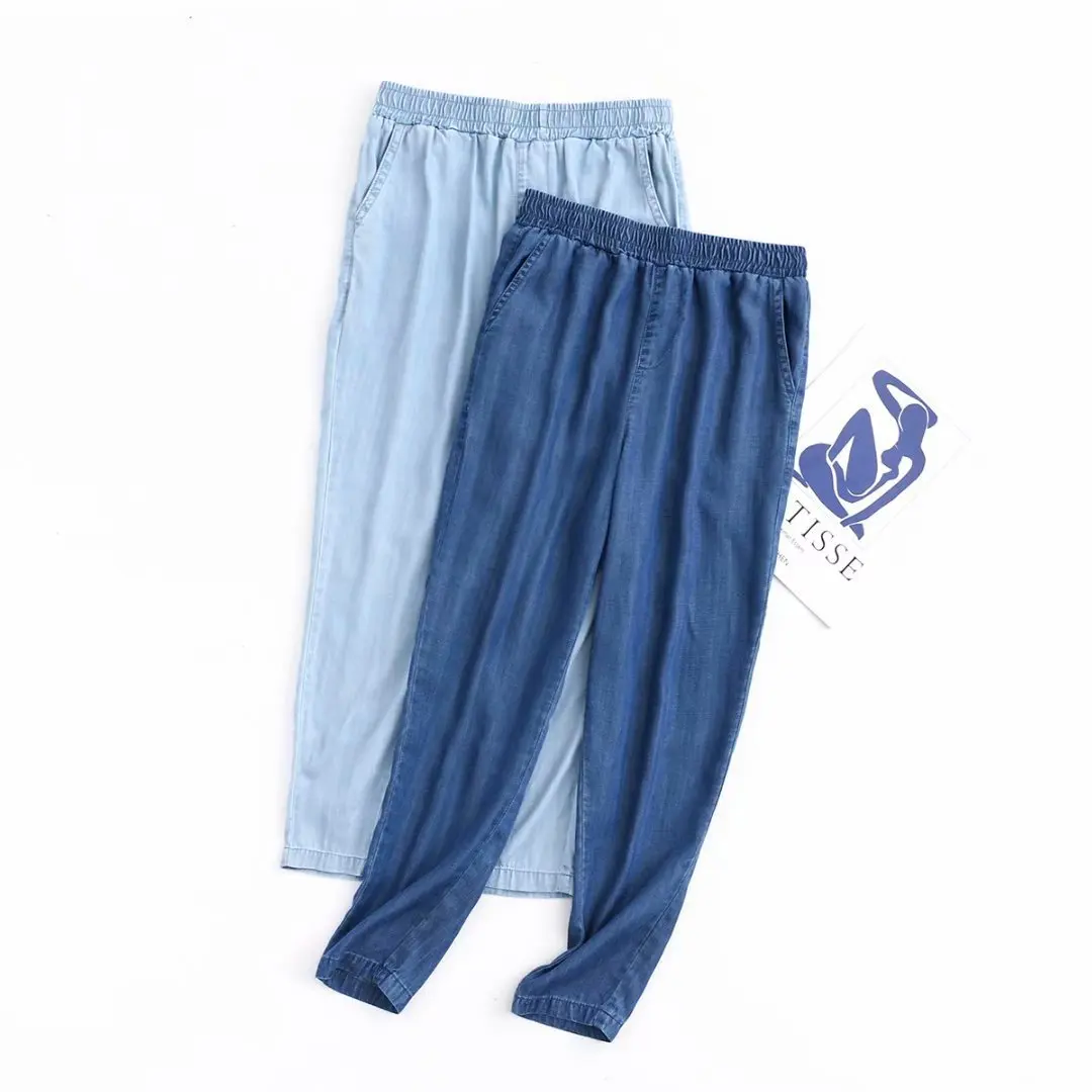 2021 NEW Women Bottom Basic Classic Casual Daily Wear Tight Pants Spring Lady Solid Colored Blue Daddy Harem Cropped Tracksuit
2021 NEW Women Bottom Basic Classic Casual Daily Wear Tight Pants Spring Lady Solid Colored Blue Daddy Harem Cropped Tracksuit