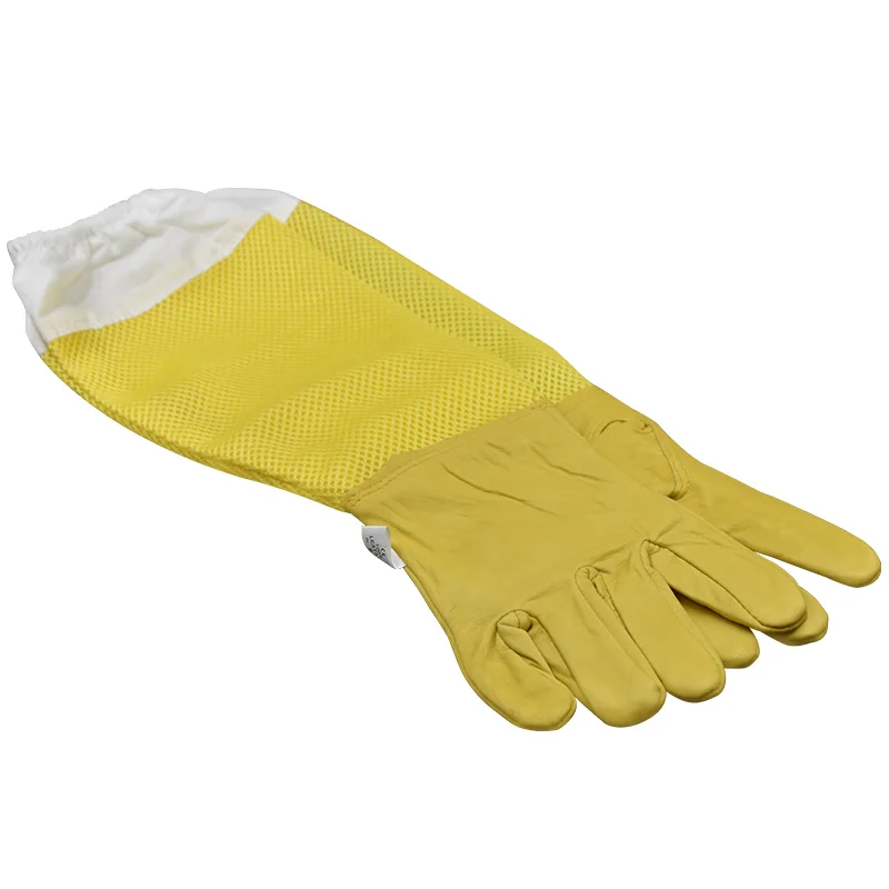 Beekeeping gloves Protective Sleeves breathable yellow mesh white sheepskin and cloth for Apiculture beekeeping gloves
Beekeeping gloves Protective Sleeves breathable yellow mesh white sheepskin and cloth for Apiculture beekeeping gloves