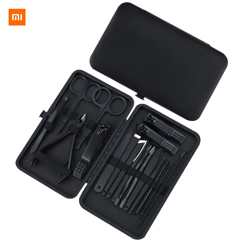 Набор ножниц для маникюра и педикюра Xiaomi 7/10/12/16/18 шт. классические ножницы черного