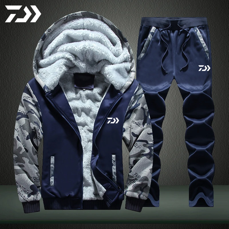 Fishing Suit DAIWA Clothing Fishing Fleece Winter Warm Sportswear Men Camouflage Hiking Fishing Shirt Pants Men Fishing Jacket
Fishing Suit DAIWA Clothing Fishing Fleece Winter Warm Sportswear Men Camouflage Hiking Fishing Shirt Pants Men Fishing Jacket
