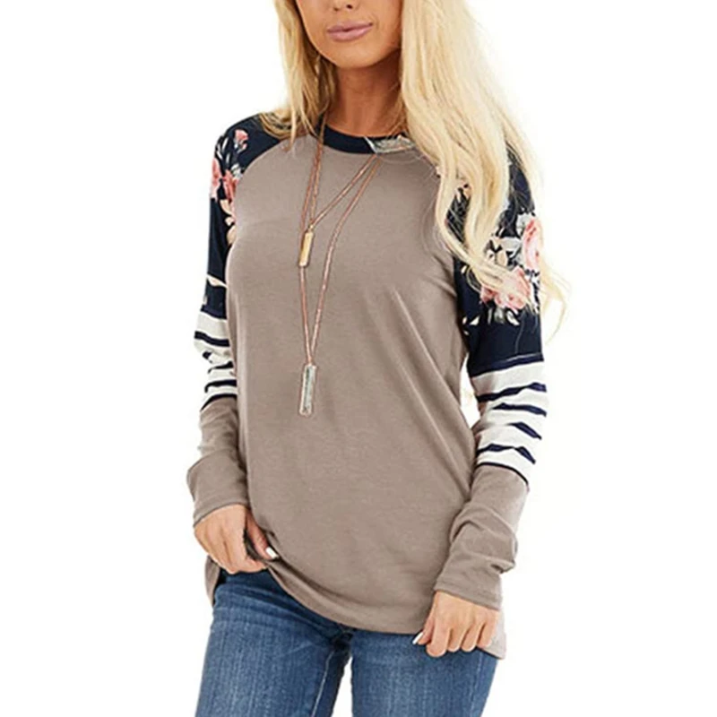 Women Print Floral T Shirt Spring T-Shirt O-neck Long Sleeve Casual Tops Ladies Spring Autumn Shirts Tops Plus Size 2XL
Women Print Floral T Shirt Spring T-Shirt O-neck Long Sleeve Casual Tops Ladies Spring Autumn Shirts Tops Plus Size 2XL
