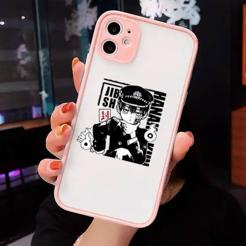 Jamular Toilet Bound Hanako Kun Phone Case For iPhone 12 11 Mini Pro XR XS Max 7 8 Plus X Matte transparent Pink Back Cover
Jamular Toilet Bound Hanako Kun Phone Case For iPhone 12 11 Mini Pro XR XS Max 7 8 Plus X Matte transparent Pink Back Cover
