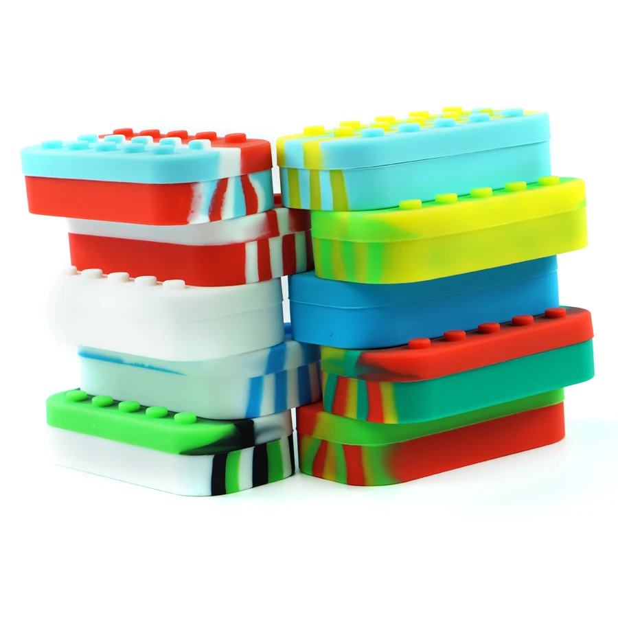 3pcs 34ml 6+1 cuboid shape silicone container box mixed color soft silicone container jar wax oil jar
3pcs 34ml 6+1 cuboid shape silicone container box mixed color soft silicone container jar wax oil jar