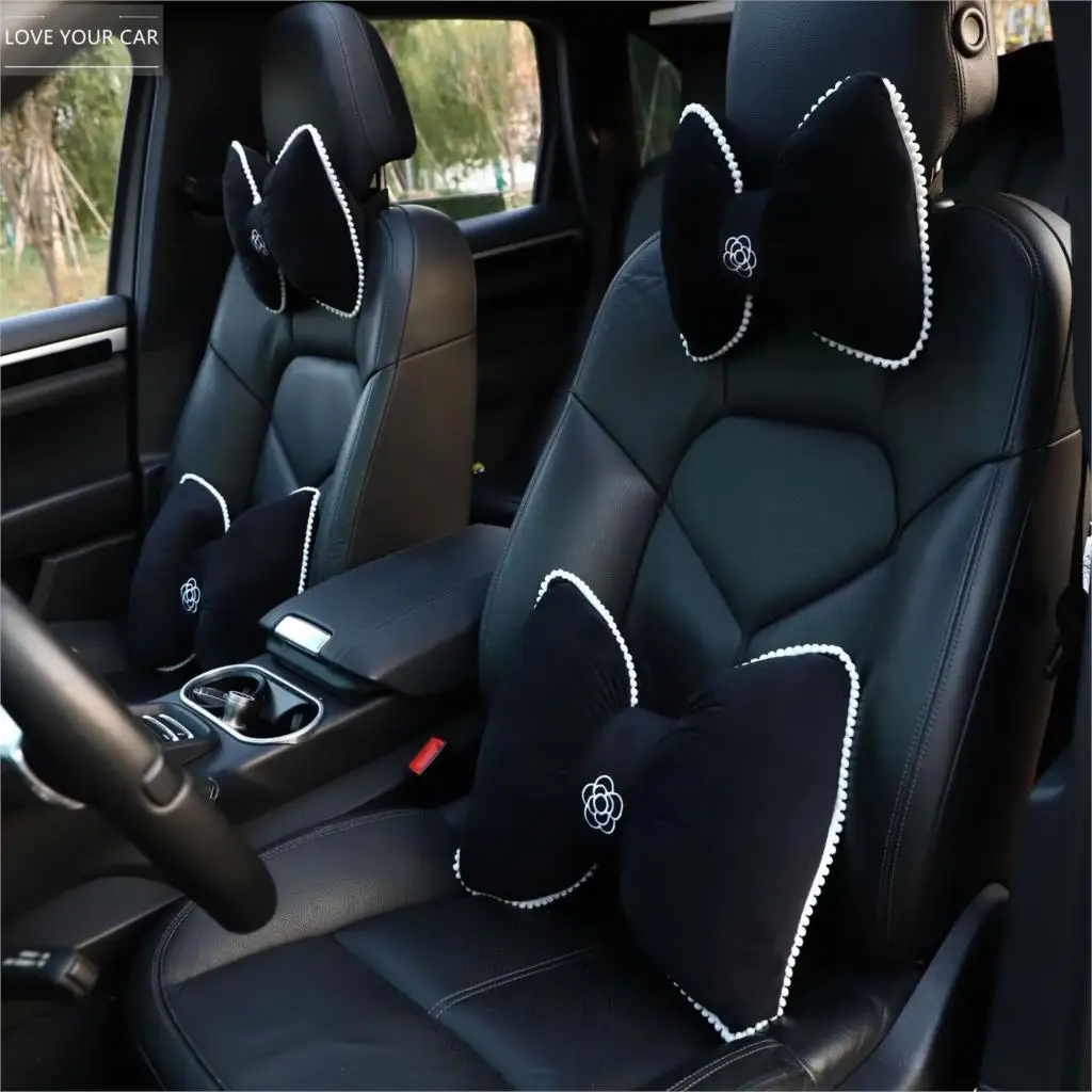 Bowknot car headrest headrest and neck pillow for camellia car winter plush car seat back headrest pillow
Bowknot car headrest headrest and neck pillow for camellia car winter plush car seat back headrest pillow