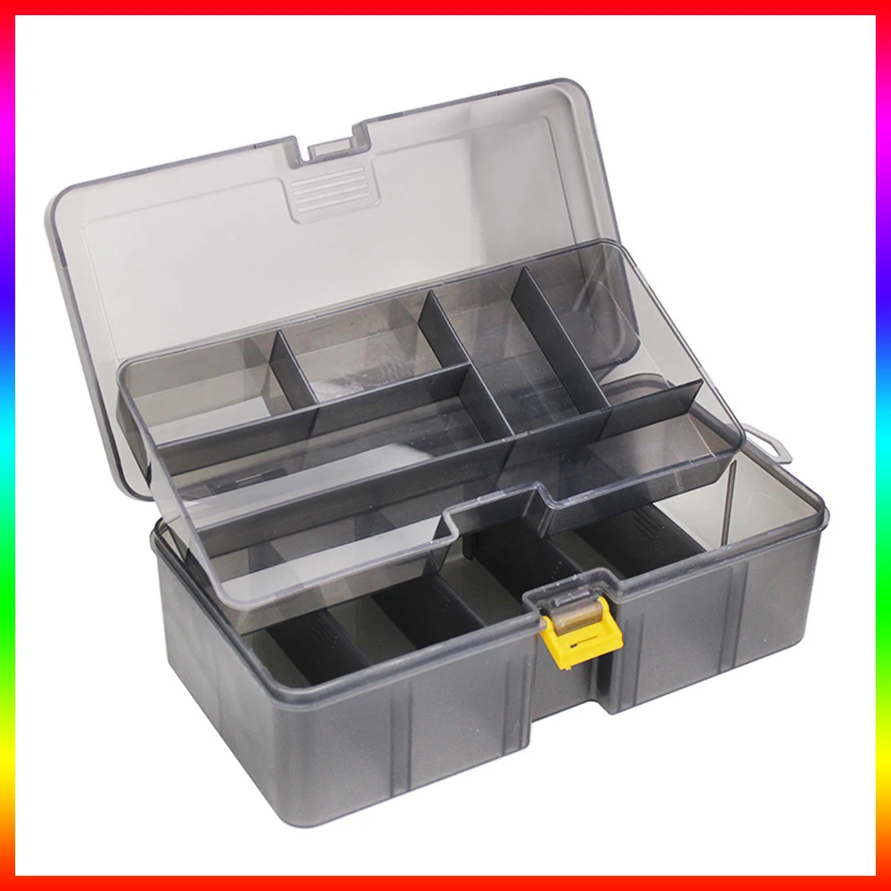 Hot Double Layer high quality Thick Lure Box Pp Material Bait Accessories Tool Box Plastic Box Fishing Gear fishing lure box
Hot Double Layer high quality Thick Lure Box Pp Material Bait Accessories Tool Box Plastic Box Fishing Gear fishing lure box