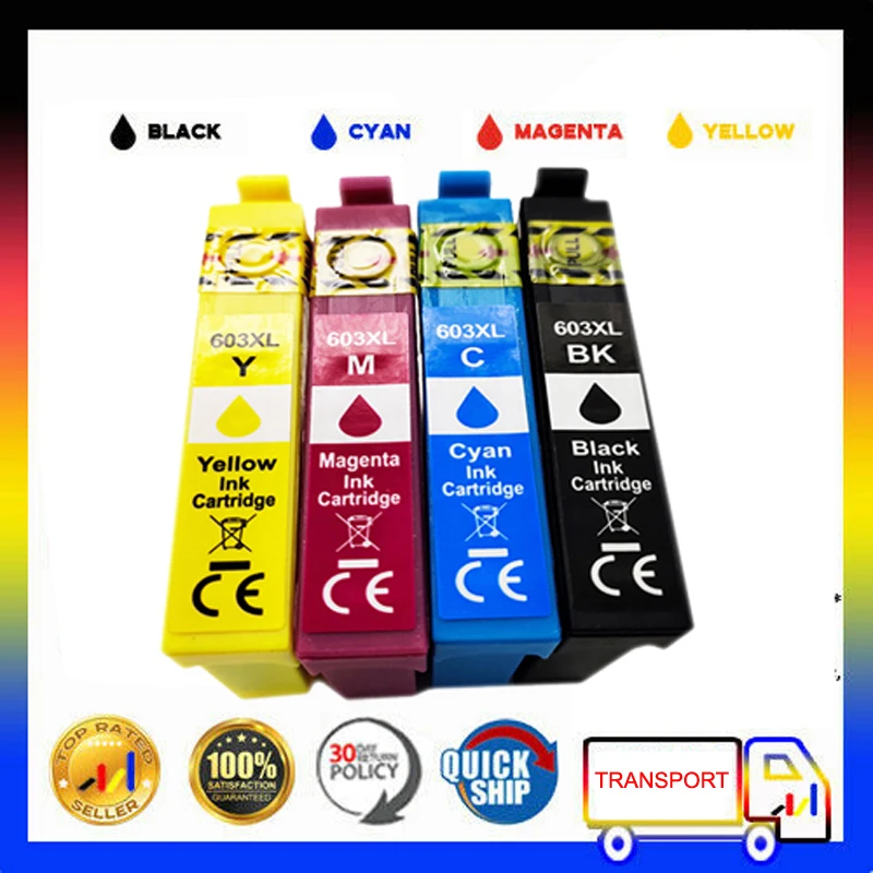 Compatible 603XL T603XL 603 XL Ink Cartridge for Epson XP-3100 XP-2100 XP-2105 XP-3105 XP-4100 WF-2810 WF-2830 Printer
Compatible 603XL T603XL 603 XL Ink Cartridge for Epson XP-3100 XP-2100 XP-2105 XP-3105 XP-4100 WF-2810 WF-2830 Printer