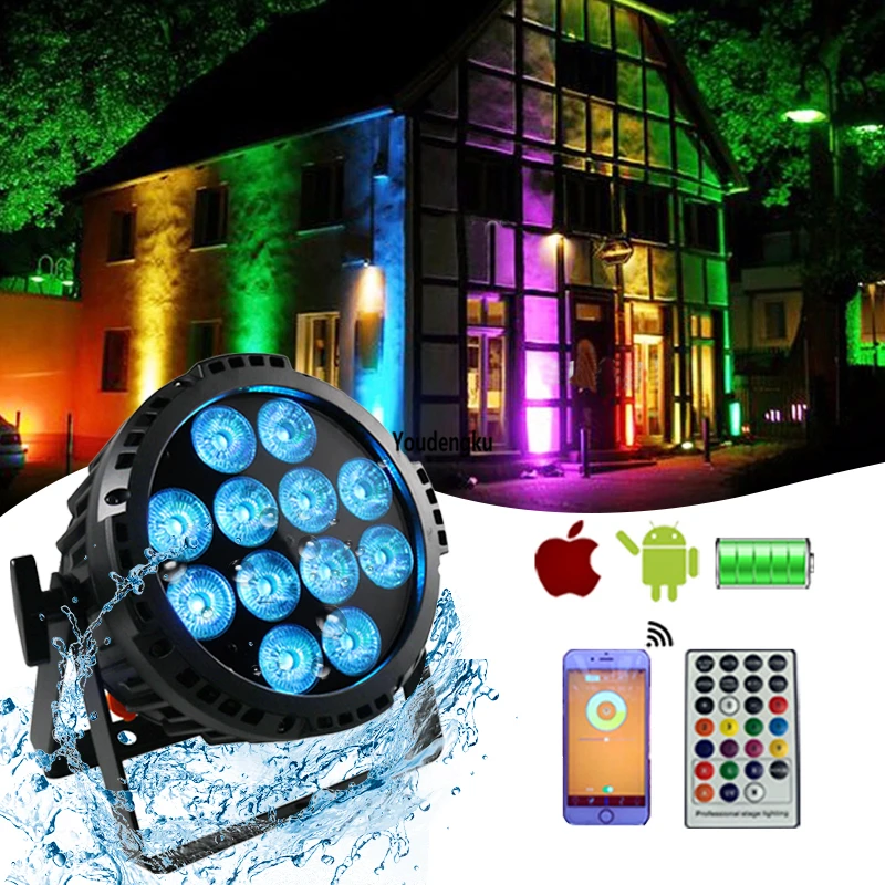 20pcs Dj Stage Battery Operated Wireless 12x15w Rgbwa 5in1 Led Par Cans App Wifi Control Disco Wash Light For Wedding Club Event
20pcs Dj Stage Battery Operated Wireless 12x15w Rgbwa 5in1 Led Par Cans App Wifi Control Disco Wash Light For Wedding Club Event