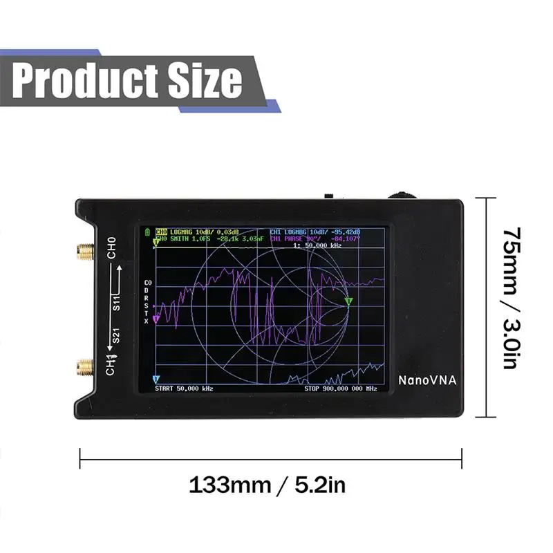 4 inch Touch Screen 1.5GHz Vector Large Screen Network Analyzer Antenna Short Wave Vector Network Analyzer
4 inch Touch Screen 1.5GHz Vector Large Screen Network Analyzer Antenna Short Wave Vector Network Analyzer