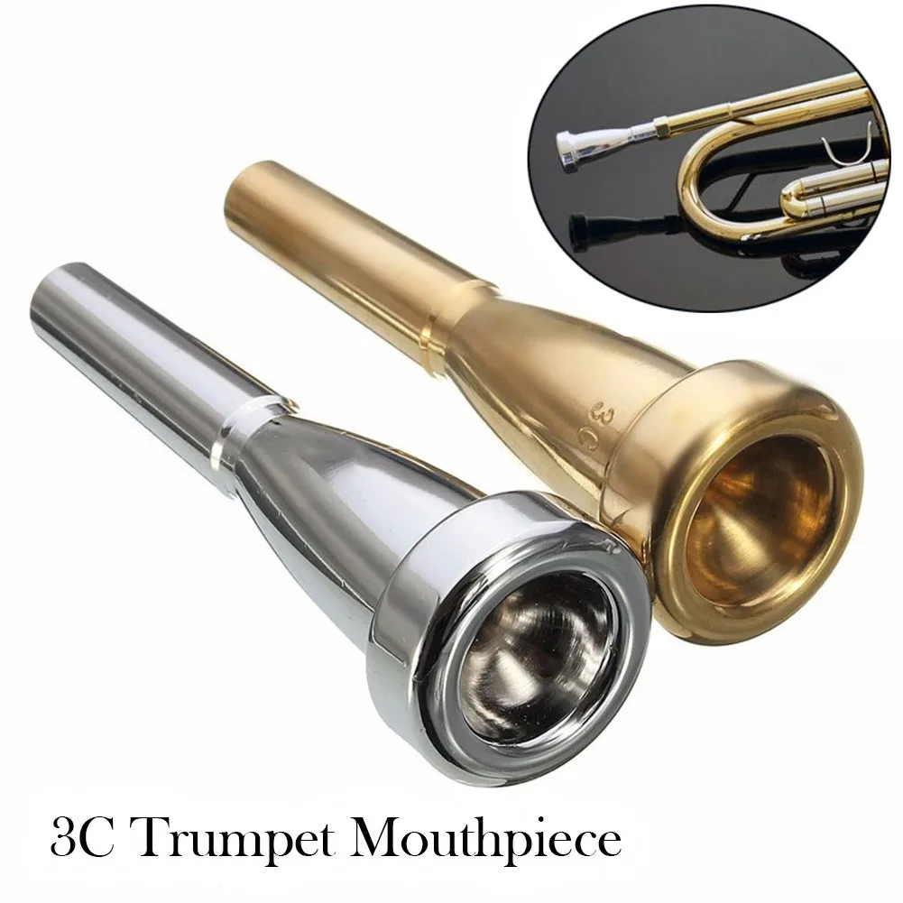 Professional Trumpet Mouthpiece Parts 3C Size For Bach Beginner Finger Exerciser Musical Trumpet Instrument Accessories Parts
Professional Trumpet Mouthpiece Parts 3C Size For Bach Beginner Finger Exerciser Musical Trumpet Instrument Accessories Parts