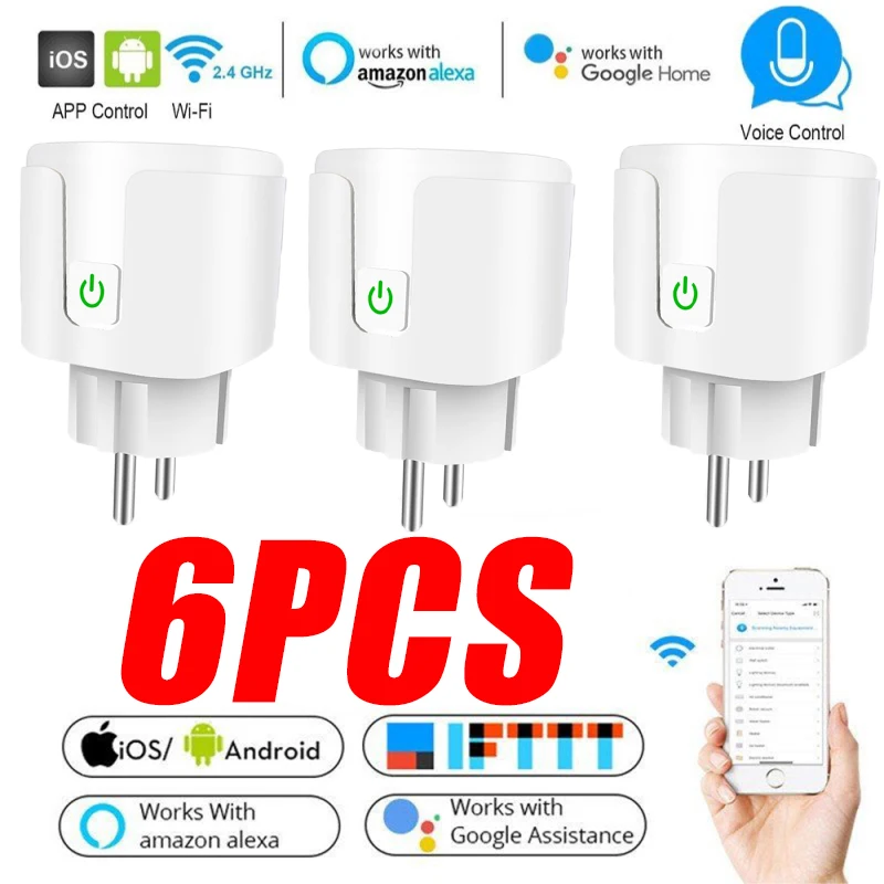 16A EU Smart Plug WiFi Smart Socket Power Energy Monitoring Timer Switch EU Outlet Voice Control By Alexa Google Home Dropship
16A EU Smart Plug WiFi Smart Socket Power Energy Monitoring Timer Switch EU Outlet Voice Control By Alexa Google Home Dropship
