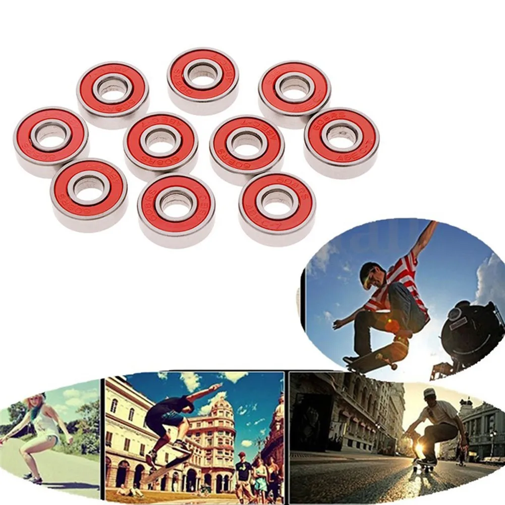 8pcs High Performance Chrome Steel 608 Bearing Double-sided Dustproof 8x22x7mm ABEC-7/9 For Scooters Skateboards
8pcs High Performance Chrome Steel 608 Bearing Double-sided Dustproof 8x22x7mm ABEC-7/9 For Scooters Skateboards