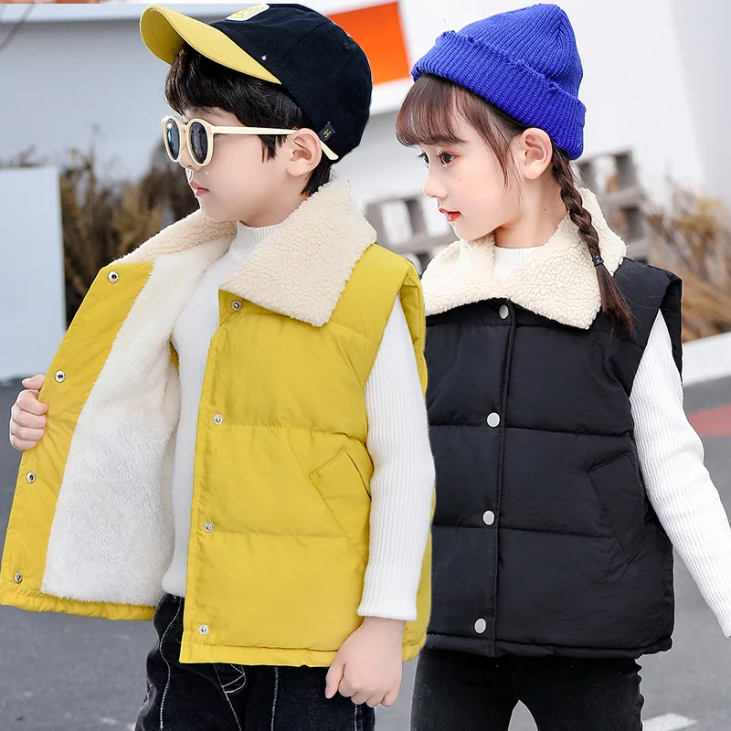 Girls Boys Baby's Kids Down Vest Waistcoat 2021 Luxury Warm Plus Thicken Winter Autumn Outdoor Jacket Cardigan Children's Clothe
Girls Boys Baby's Kids Down Vest Waistcoat 2021 Luxury Warm Plus Thicken Winter Autumn Outdoor Jacket Cardigan Children's Clothe