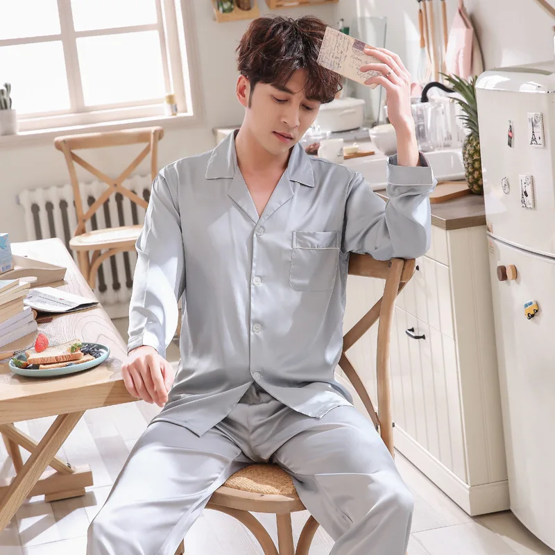 2021 Womens Faux Silk Satin Pajama Couple Pajamas Set Casual Comfortable Sleepwear Long Sleeve Homewear Loose Nightgown MA70021
2021 Womens Faux Silk Satin Pajama Couple Pajamas Set Casual Comfortable Sleepwear Long Sleeve Homewear Loose Nightgown MA70021