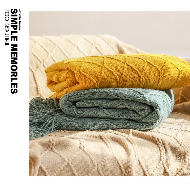 Bubble Kiss Autumn And Winter Thick Knitted Sofa Blanket Tassel Design Swaddle Wrap Blankets Super Soft Bedroom Blankets For Bed
Bubble Kiss Autumn And Winter Thick Knitted Sofa Blanket Tassel Design Swaddle Wrap Blankets Super Soft Bedroom Blankets For Bed