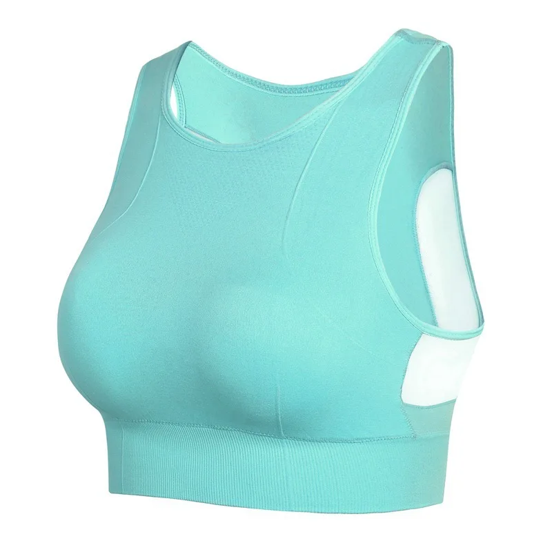 Back mesh splicing large size sports underwear, quick-drying shockproof running yoga no steel ring beautiful back sports bra
Back mesh splicing large size sports underwear, quick-drying shockproof running yoga no steel ring beautiful back sports bra