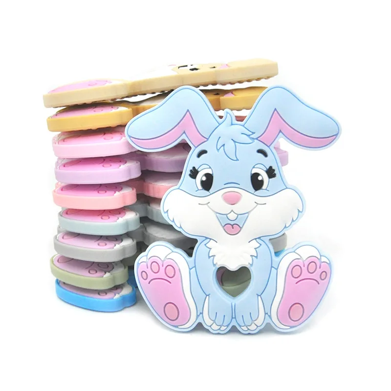 Baby Silicone Teether For Teeth Lovely Rabbit Shape Teething Toy For Toddler Chewing Nursing Necklace Pendant Soothing Teethers
Baby Silicone Teether For Teeth Lovely Rabbit Shape Teething Toy For Toddler Chewing Nursing Necklace Pendant Soothing Teethers