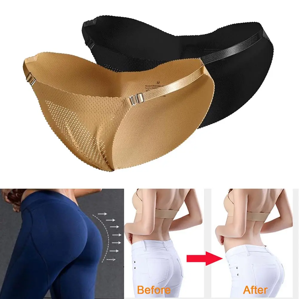 

Enhancer Fake Ass Briefs Seamless Control Women Sponge Padded 3D Push Up Panties Butt Lifter Three-dimensional Buttocks