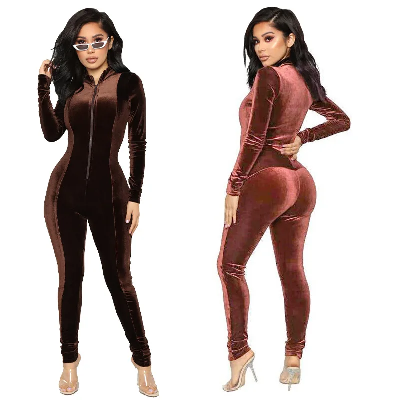 Trendy Popular Long Sleeve European And American Women's Korean Fleece Jumpsuit Zipper Tracksuit L0220
Trendy Popular Long Sleeve European And American Women's Korean Fleece Jumpsuit Zipper Tracksuit L0220