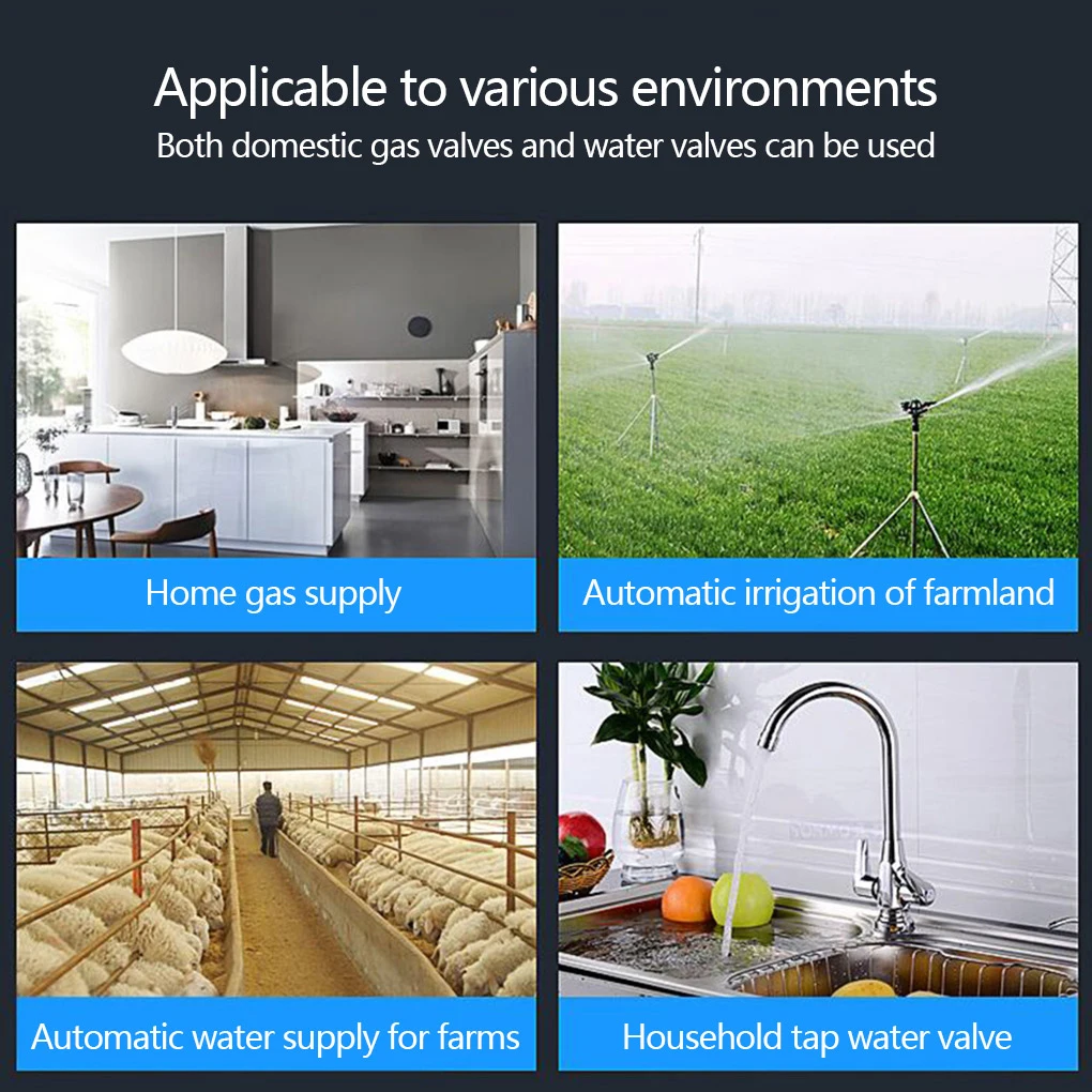 Smart Water Valve WiFi Water Valve Switch Auto Control Smart Gas Water Valve Vioce Control Remote Control Wireless Controller
Smart Water Valve WiFi Water Valve Switch Auto Control Smart Gas Water Valve Vioce Control Remote Control Wireless Controller