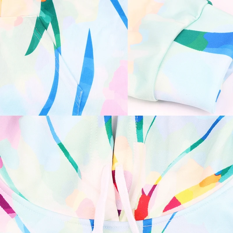 Women Spring Autumn Long Sleeves Loose Hooded Sweatshirt Printing Dyeing Drawstring Hoodie Casual Pullover Tops with Side Pocket
Women Spring Autumn Long Sleeves Loose Hooded Sweatshirt Printing Dyeing Drawstring Hoodie Casual Pullover Tops with Side Pocket