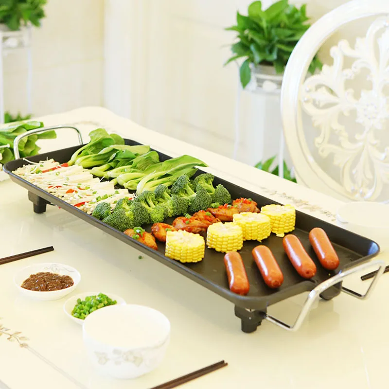 Household Electric Grill Electric Ovens Smokeless Nonstick Barbecue Machine Electric Hotplate Teppanyaki Grilled Meat Pan
Household Electric Grill Electric Ovens Smokeless Nonstick Barbecue Machine Electric Hotplate Teppanyaki Grilled Meat Pan