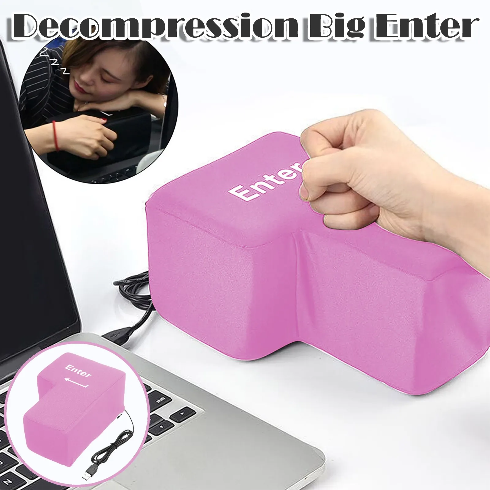 Usb Big Enter Input Key Toys Creative Venting Press Computer Giant Super Enter Key Relieve Stress Children Adult Toys Jouets
Usb Big Enter Input Key Toys Creative Venting Press Computer Giant Super Enter Key Relieve Stress Children Adult Toys Jouets