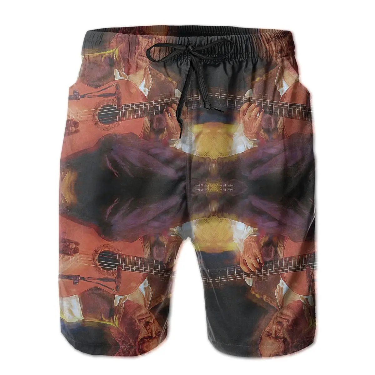 R228 Loose Paco De And Lucia (9) Shorts Breathable Quick Dry Funny Novelty Hawaii Pants