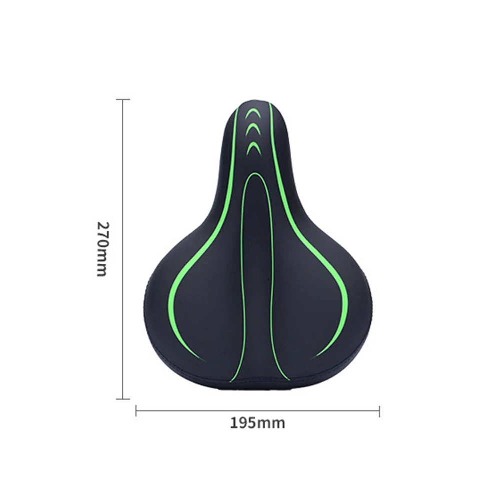 Bicycle Saddle with Inflatable Model 300mm*200mm Blue/Green/Red Silicone Bicycle Seat Cushion Black Steel Bow Accessories
Bicycle Saddle with Inflatable Model 300mm*200mm Blue/Green/Red Silicone Bicycle Seat Cushion Black Steel Bow Accessories