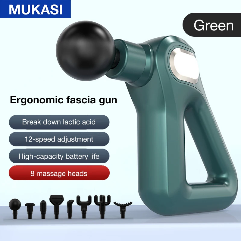 MUKASI Professional Massage Gun Deep Muscle Relaxation Fascia Gun Slimming Body Neck Back Foot Leg Shoulder Massager 
MUKASI Professional Massage Gun Deep Muscle Relaxation Fascia Gun Slimming Body Neck Back Foot Leg Shoulder Massager