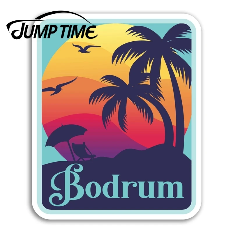 Время прыжка для Bodrum виниловые наклейки Турция забавная наклейка Путешествие