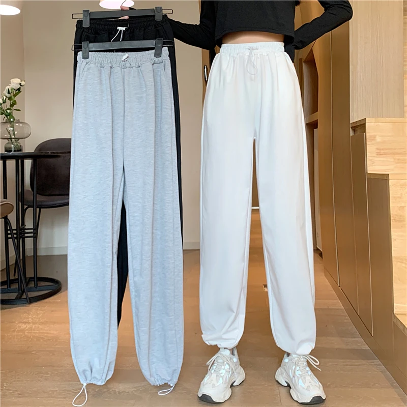 White Sweatpants Women's Trendy Casual Wide Leg Oversized Pants Female Thin Loose Fitting Versatile Streetwear Sports Pants Lady
White Sweatpants Women's Trendy Casual Wide Leg Oversized Pants Female Thin Loose Fitting Versatile Streetwear Sports Pants Lady