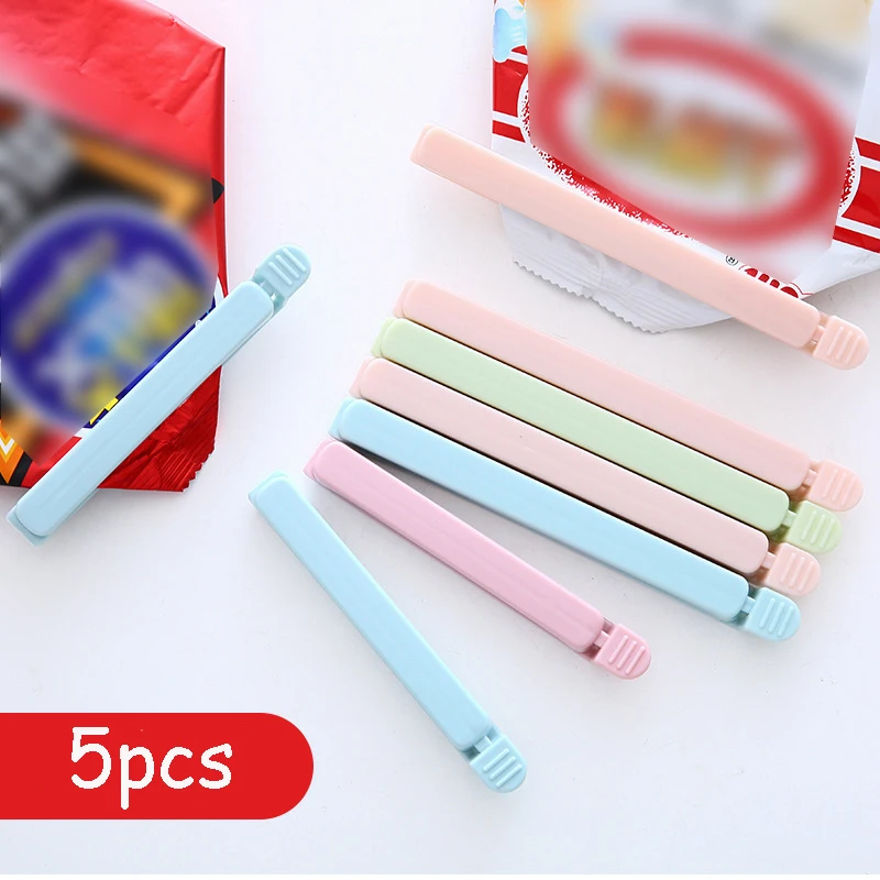 5 PCS Portable Food Snack Seal Sealing Bag Clips Colorful Eco-Friendly Kitchen Gadgets Home Storage Tools Bag Sealer Stick
5 PCS Portable Food Snack Seal Sealing Bag Clips Colorful Eco-Friendly Kitchen Gadgets Home Storage Tools Bag Sealer Stick